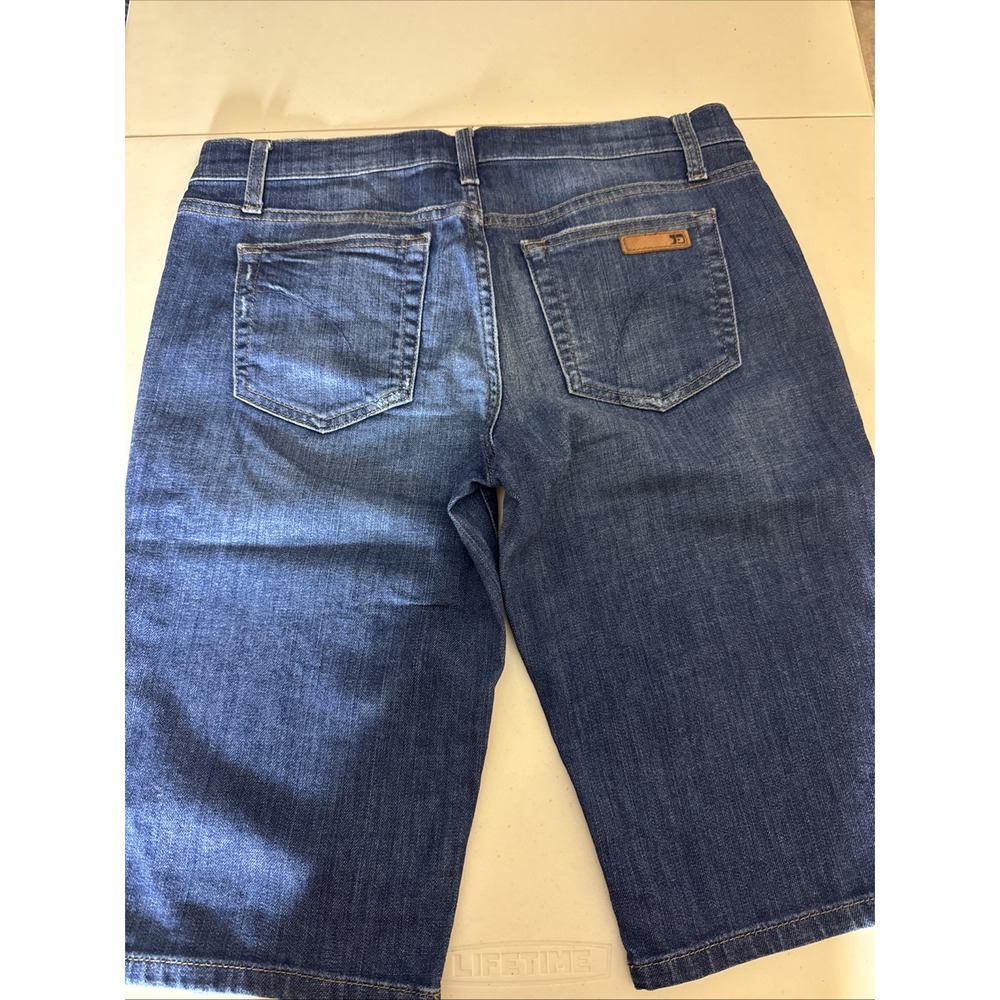Joes Jeans Womens Size 27 Geordie Dark Wash Long Bermuda Denim Jean Shorts